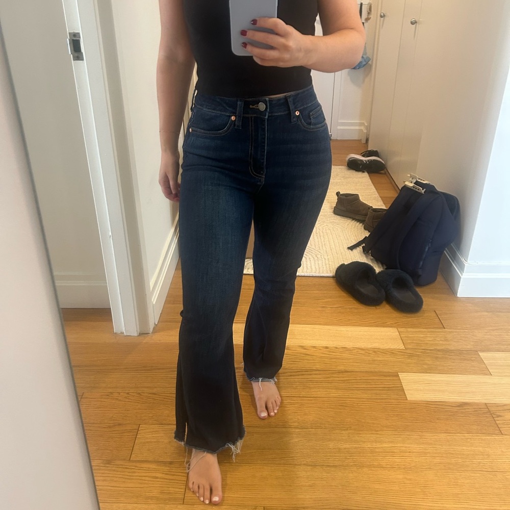 Women's Dark Blue Flared JBD Jeans